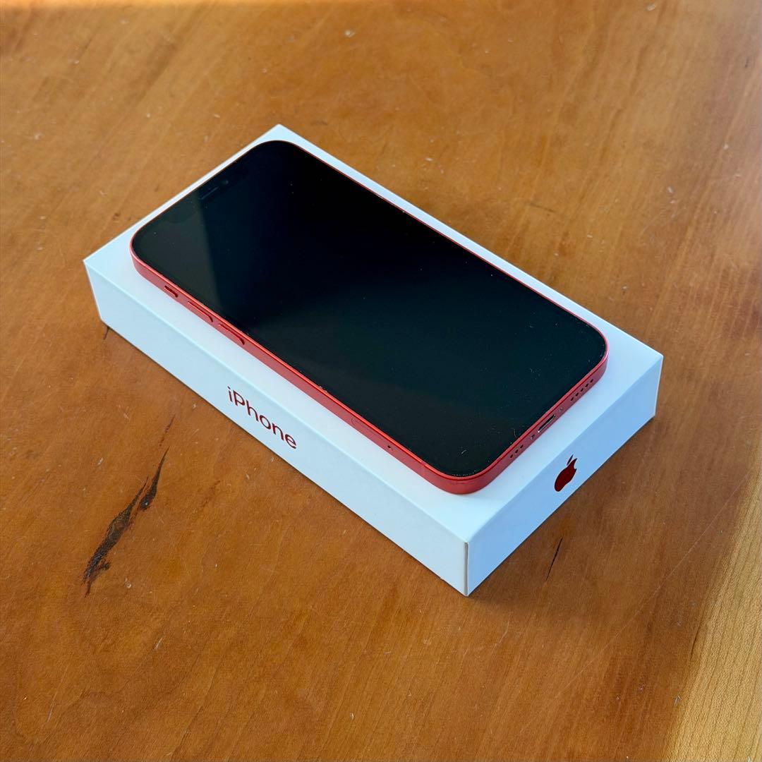 【美品】iPhone12 256GB プロダクトレッド