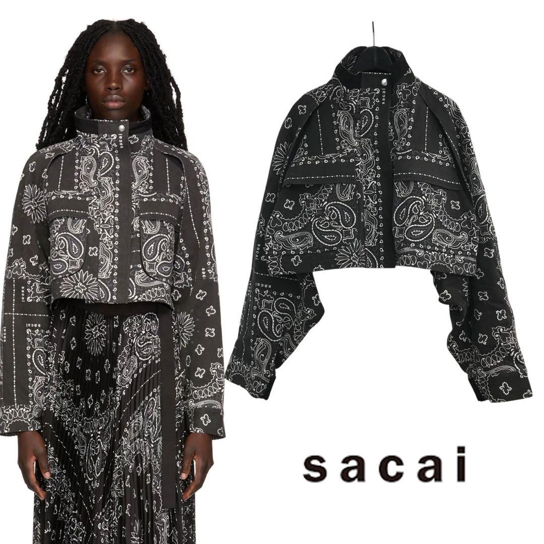 sacai 未使用　サカイ バンダナプリントブルゾン