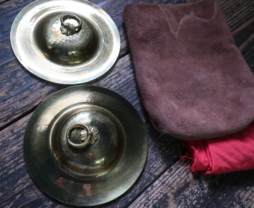 稀少！試し打ちのみ 手打ちチャッパ 工芸品 レザーケース付き