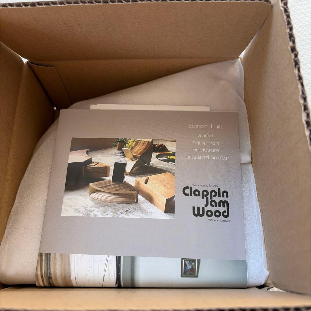 新品⭐︎木製スピーカーClappin Jam WOODHORN Sクラッピンジャム