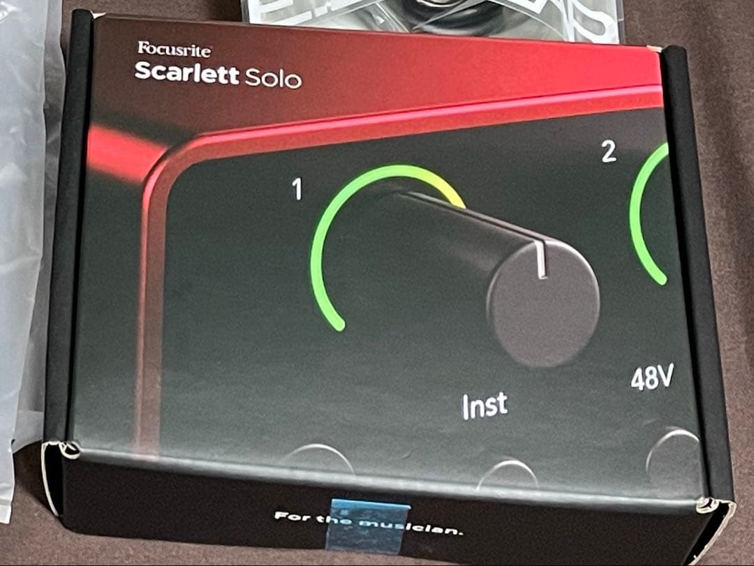 【新品】Focusrite／ScarlettSolo／オーディオインターフェース