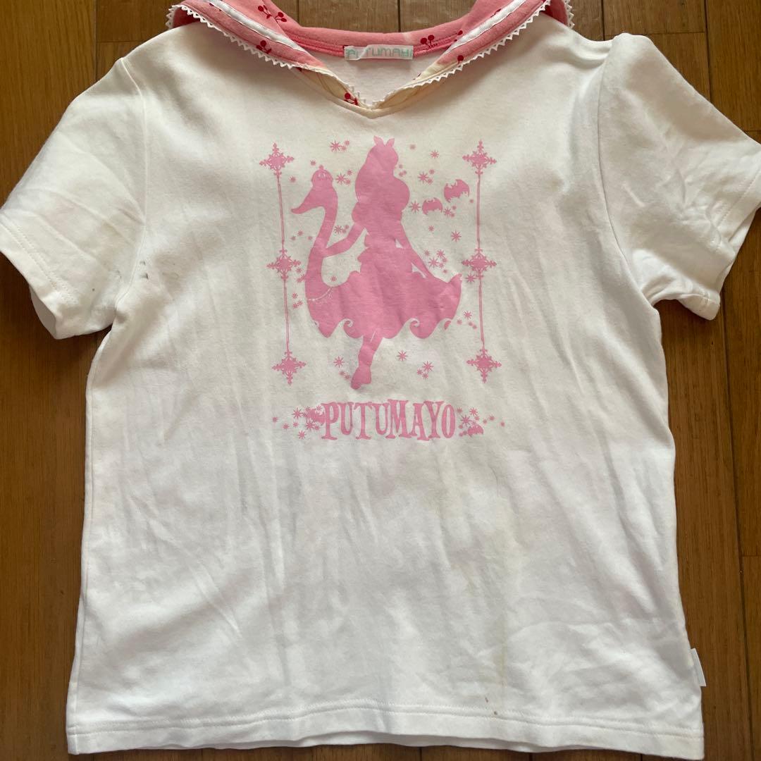 PUTUMAYO丸襟提灯袖シャツとセーラー襟半袖シャツ2点セット