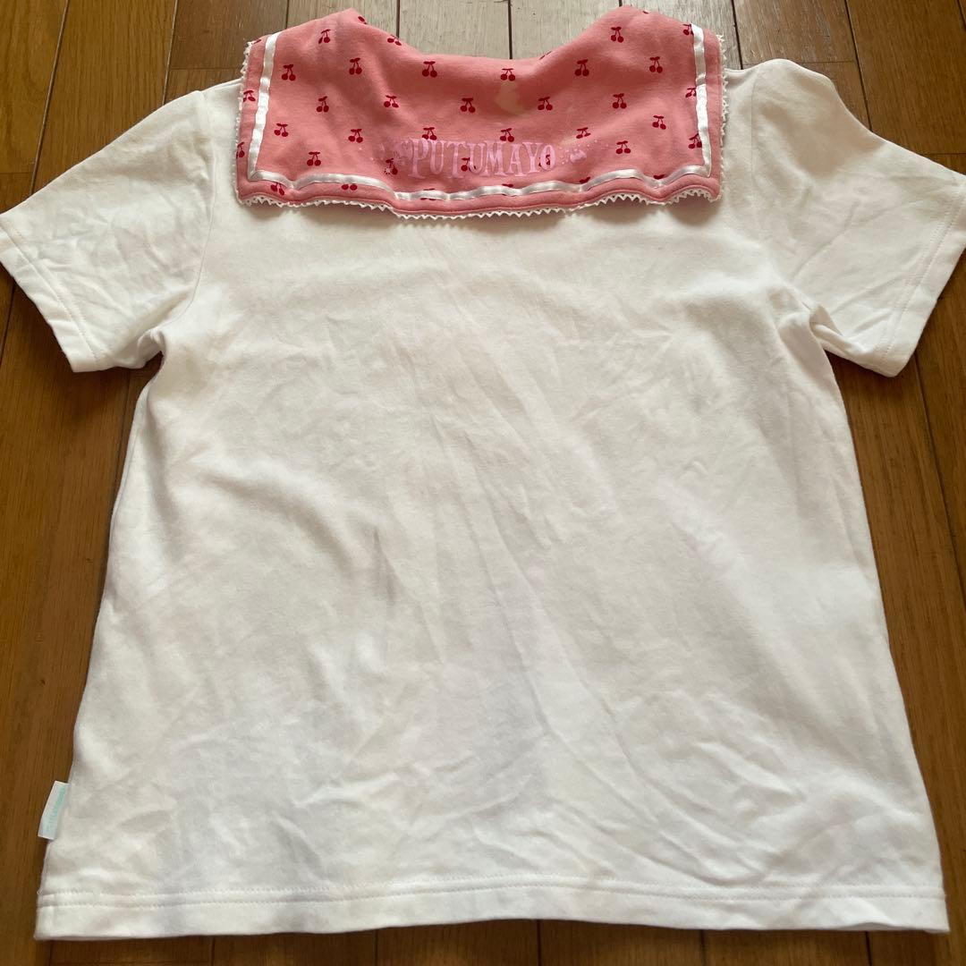 PUTUMAYO丸襟提灯袖シャツとセーラー襟半袖シャツ2点セット