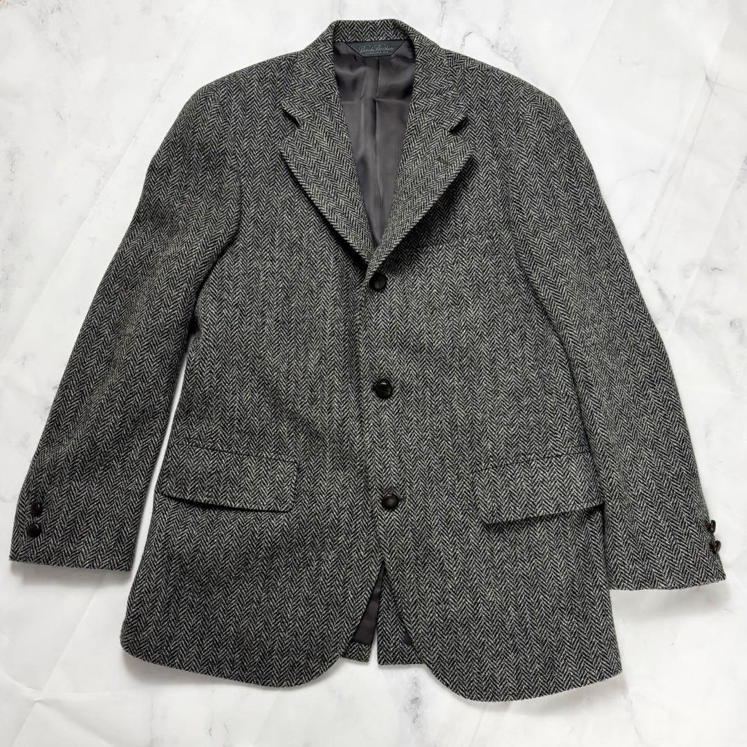 BrooksBrothers ハリスツイード ヘリンボーン JKT 39REG