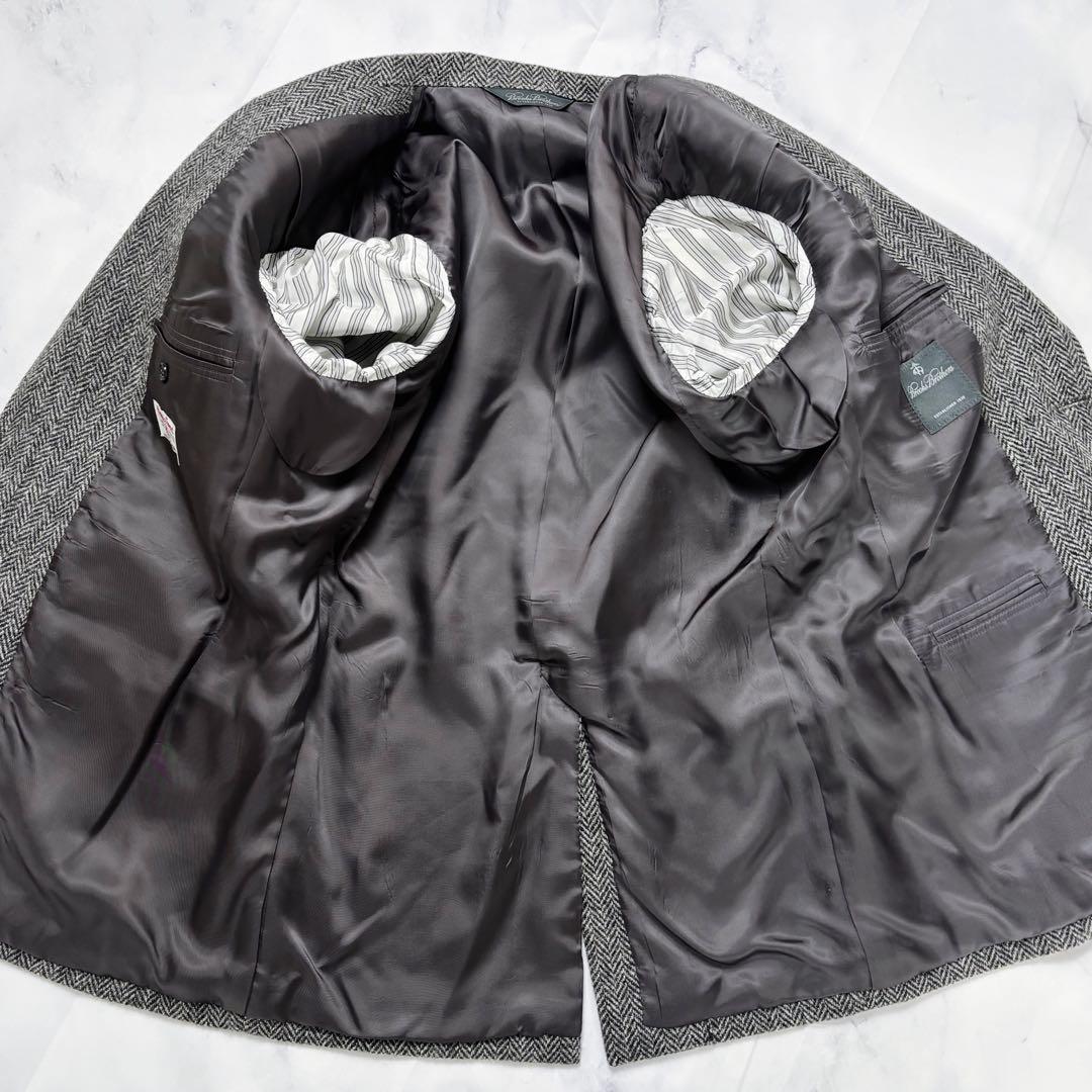 BrooksBrothers ハリスツイード ヘリンボーン JKT 39REG