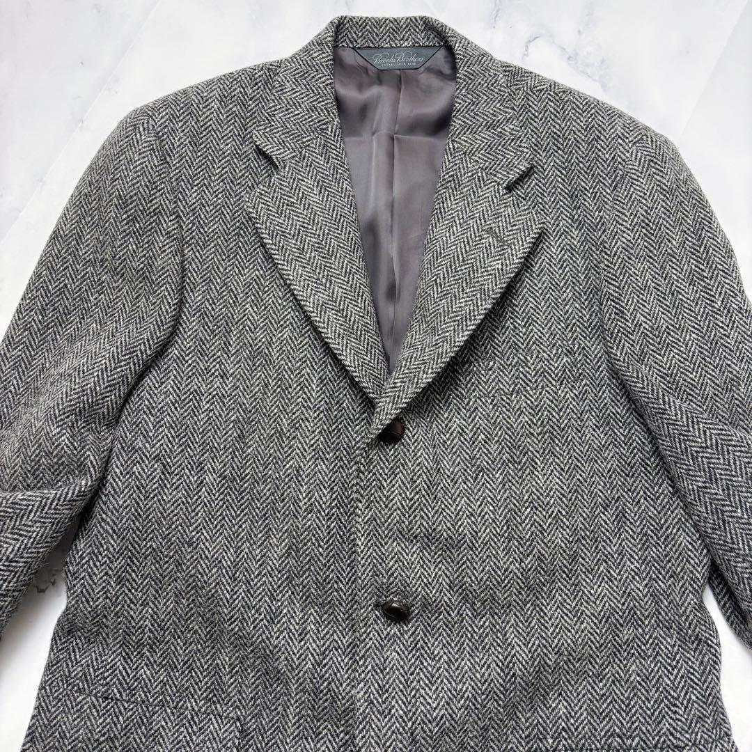 BrooksBrothers ハリスツイード ヘリンボーン JKT 39REG