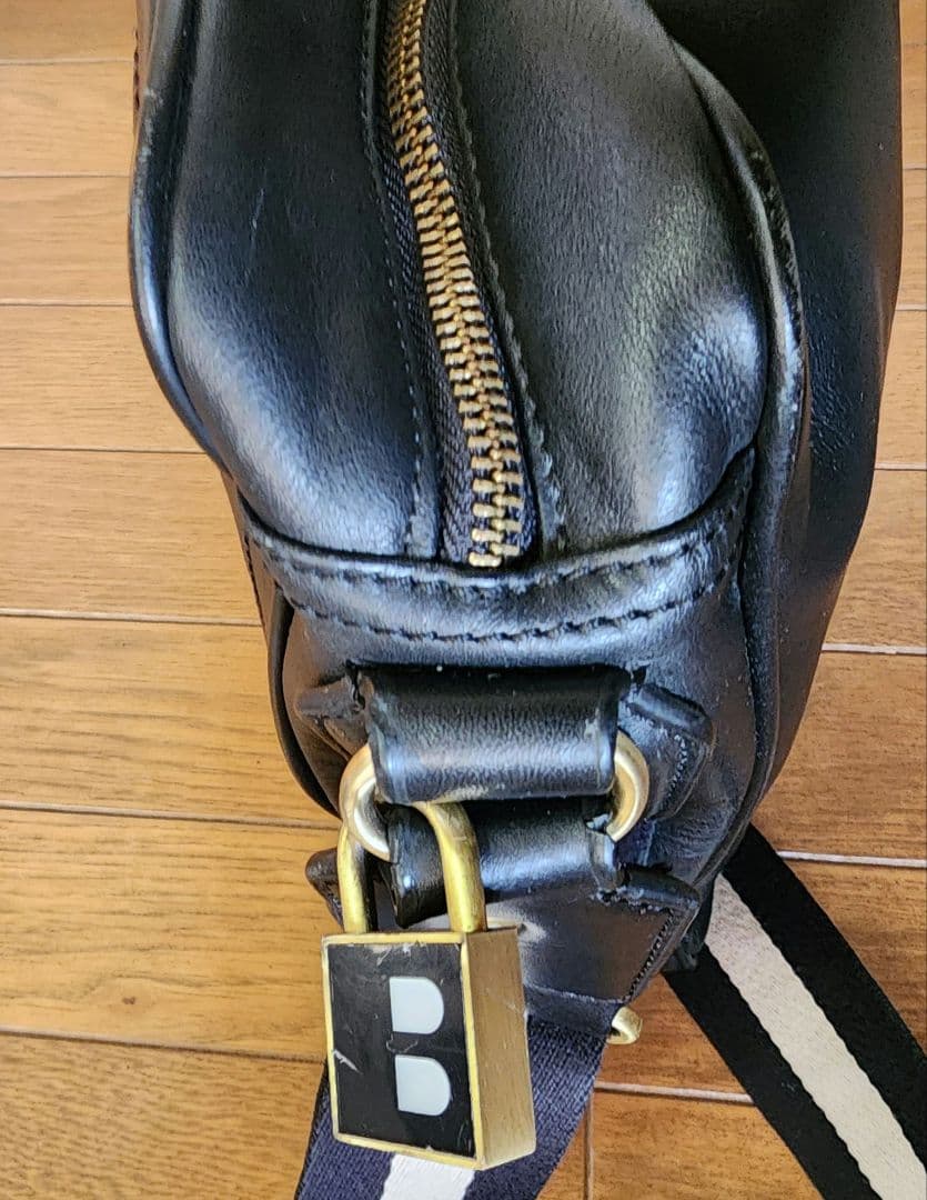 【値下】BALLY トレインスポッティング 黒 ショルダーバッグ