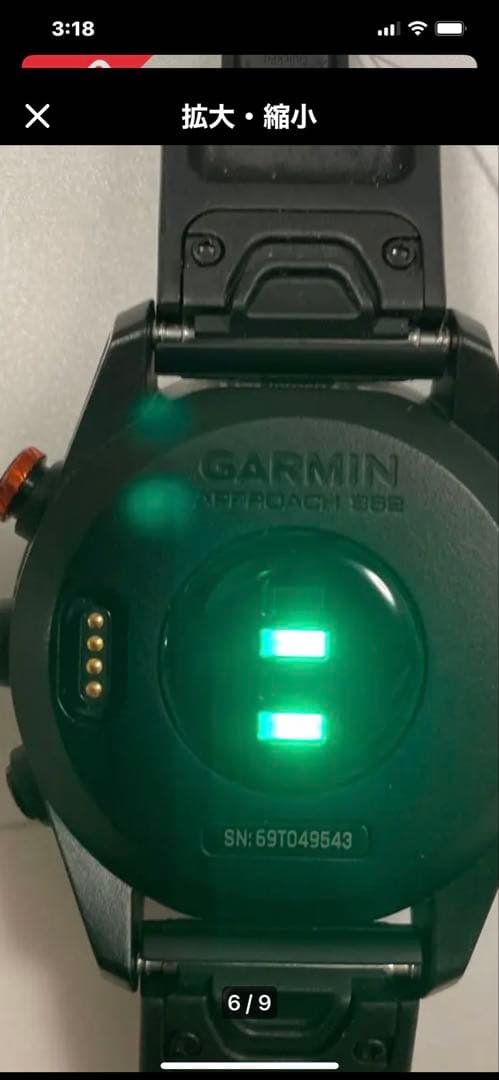GARMIN APPROACH S62 ゴルフナビ【訳あり］
