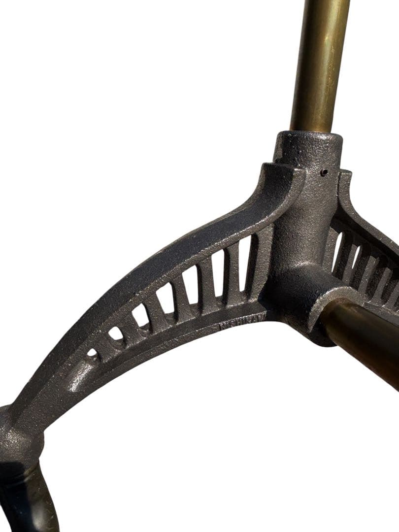 西川金太郎 廃盤品 アンティーク真鍮ゴールドハンガーラック　送料無料