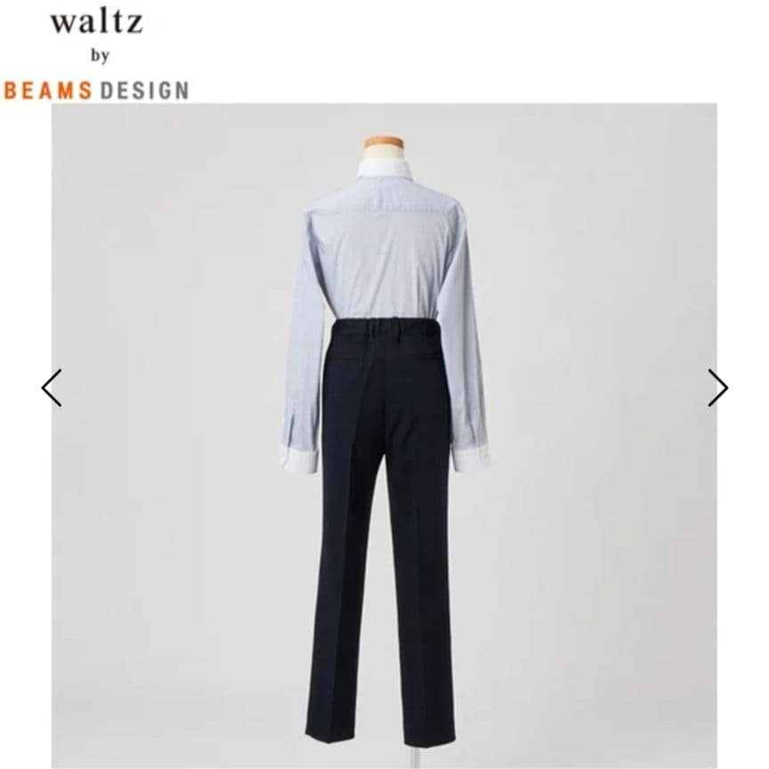 【美品】waltz by BEAMS DESIGN ベスト付きネイビースーツ