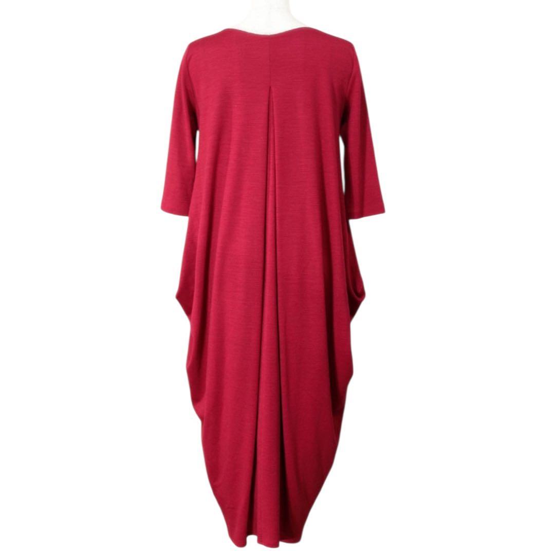 2022/シビラ/コクーンシルエット/ワンピース/ストレッチ/ドレープ