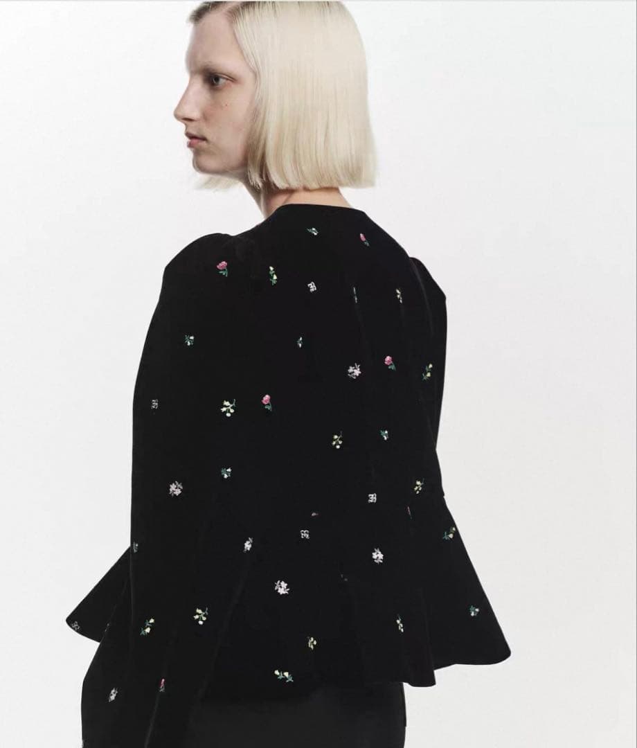 【未使用】BibiyビビィB. STARRY PEPURAMU CARDIGAN