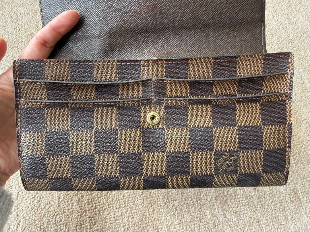 ルイヴィトン LOUIS VUITTON ポルトフォイユ サラ ダミエ 長財布