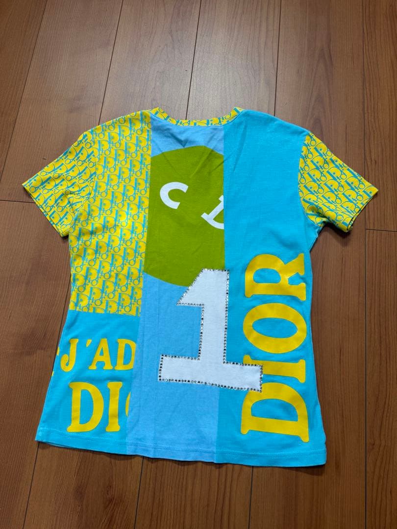 クリスチャンディオール Tシャツ　トロッターか柄　Vネック ガリアーノか期