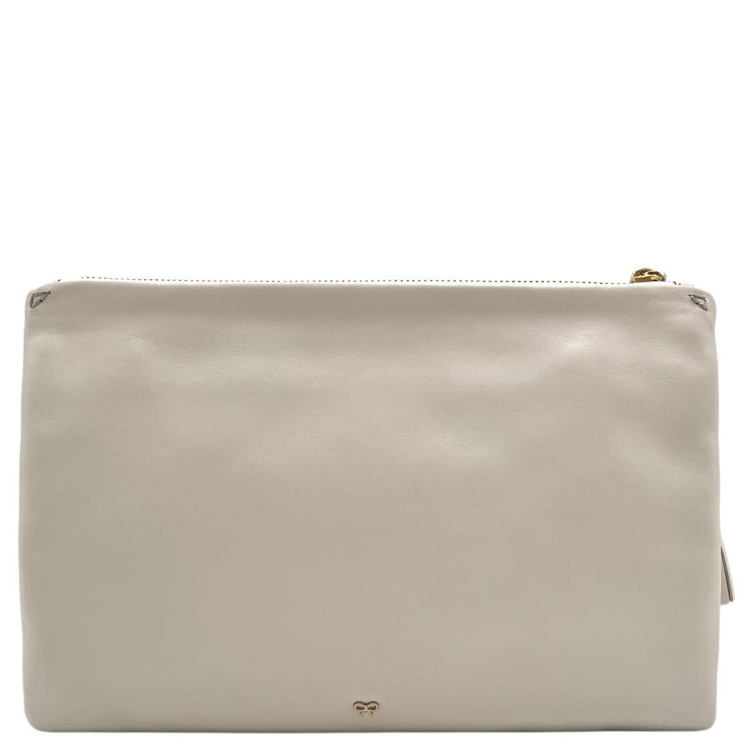 【美品】ANYA HINDMARCH アニヤハインドマーチ　クラッチバッグ