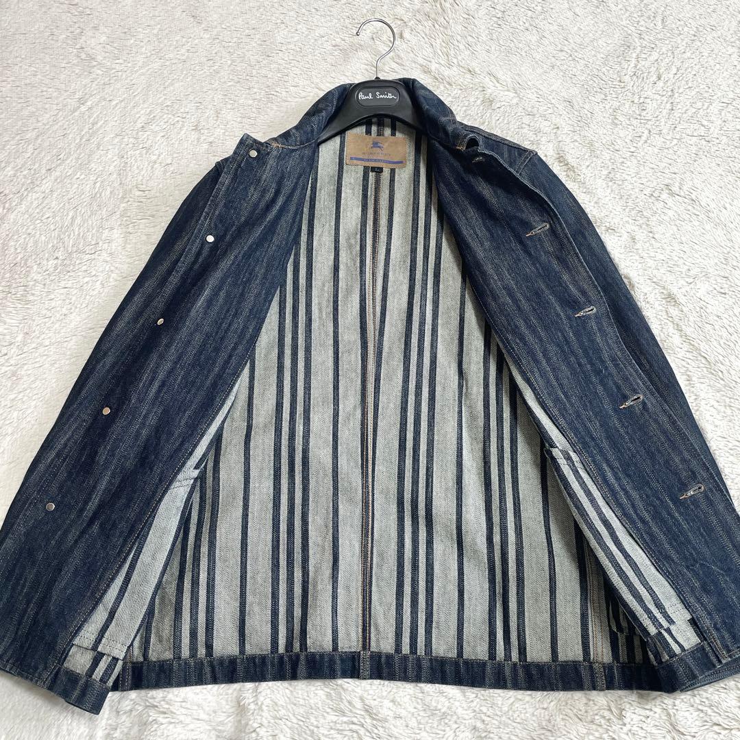 美品 希少 BURBERRY ホースロゴ刺繍 カバーオール デニムジャケット