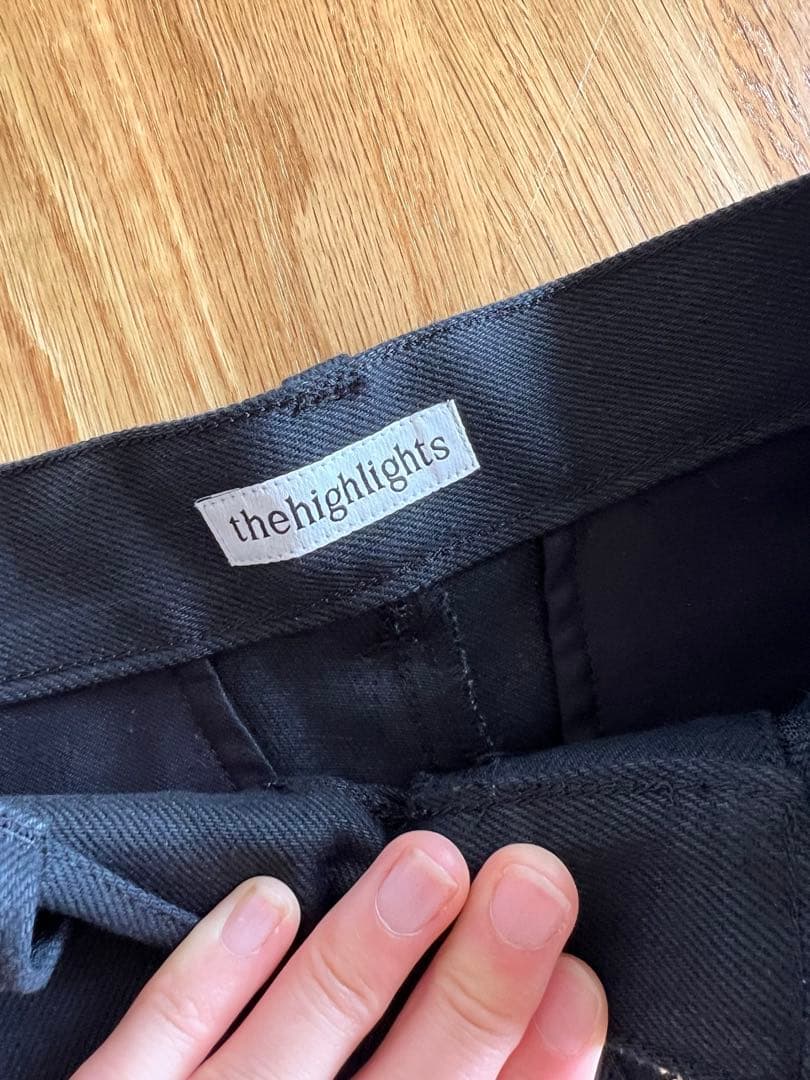 パンツ thehighlights drill tuck half