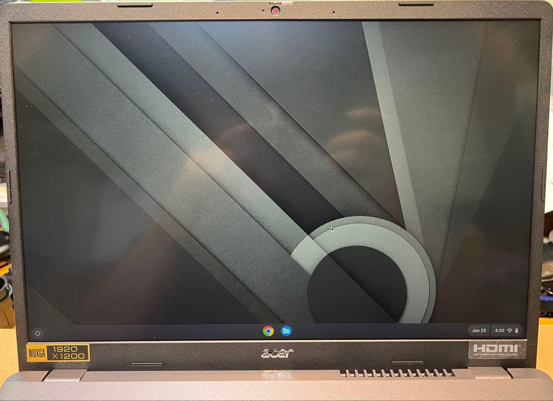 acer Chromebook Plus スチールグレー