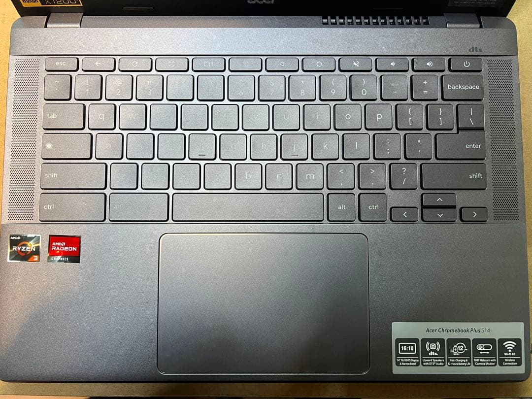 acer Chromebook Plus スチールグレー