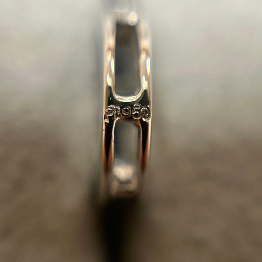 Pt950 シンプル 馬蹄 ラッキーホース シュー ペンダント トップ ヘッド