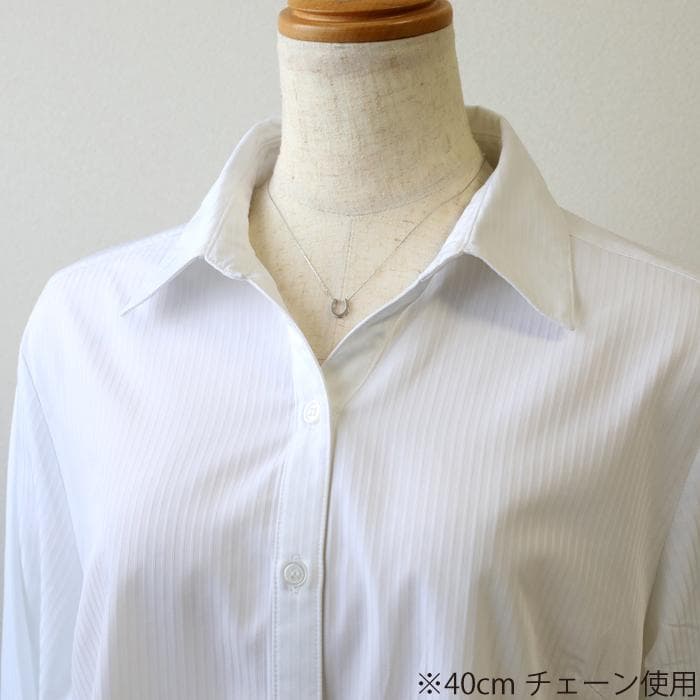 Pt950 シンプル 馬蹄 ラッキーホース シュー ペンダント トップ ヘッド