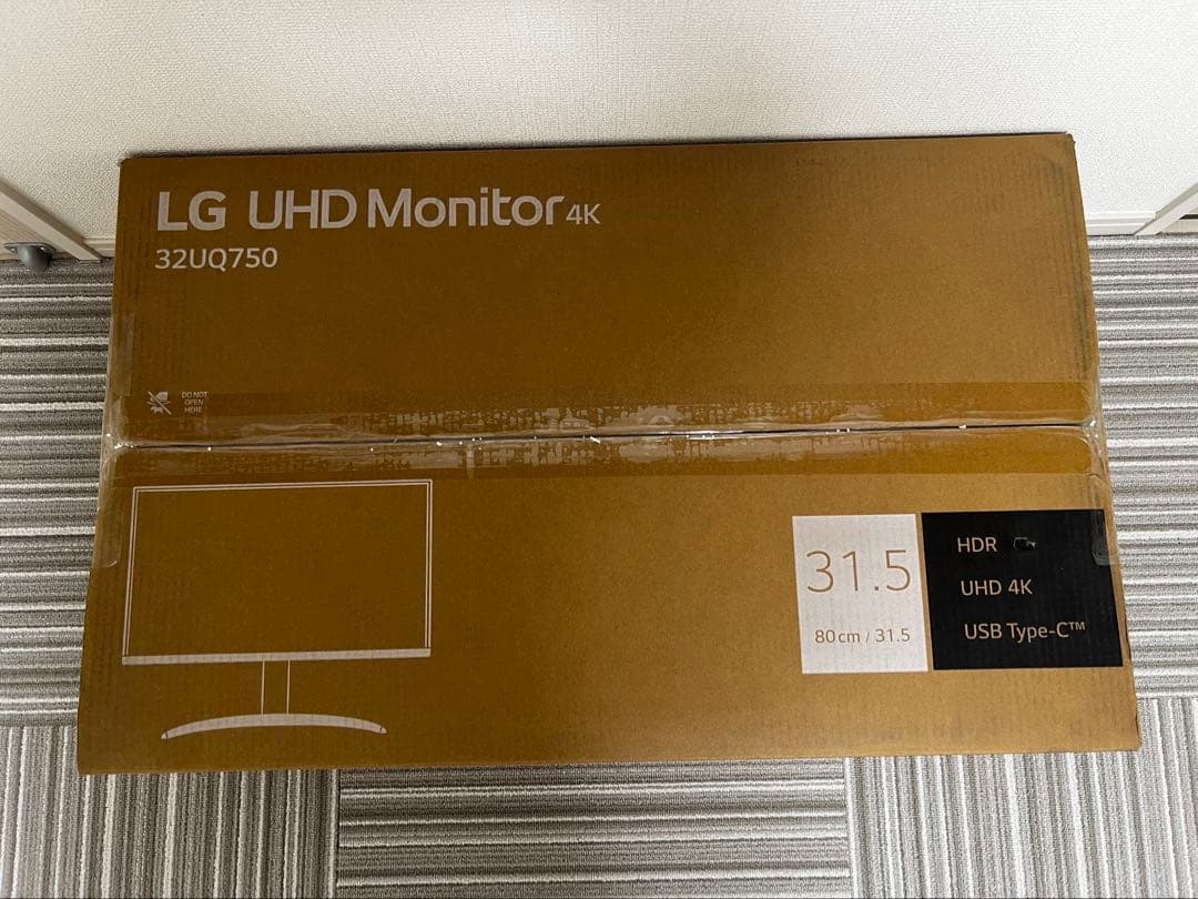 LGエレクトロニクス LG 32UQ750-W 31.5型 4Kディスプレイ