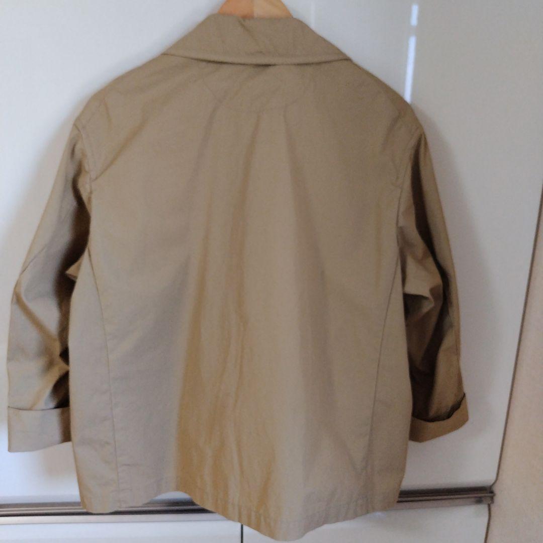 美品　ダントン　DANTON 丸襟　ジャケット　アウター　コットン100%