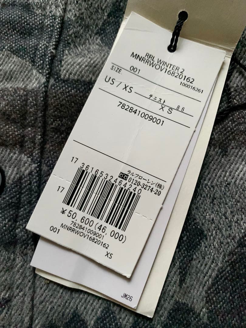 極美品 RRL 定価5万 ダブルアールエル ネイティブ柄 ウール混 長袖シャツ