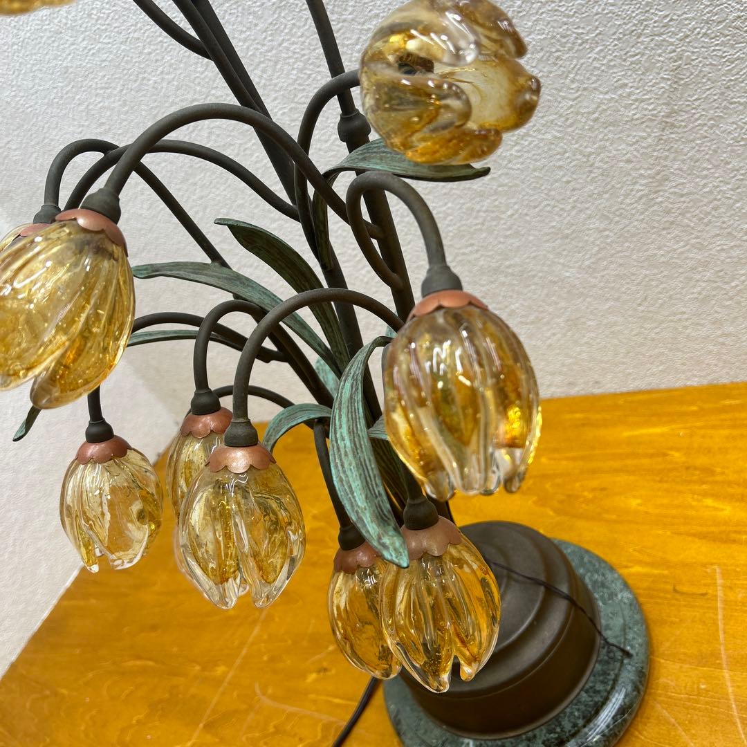 4362 オリジナーレ社■ムラーノガラス/テーブルランプ/真鍮/24万