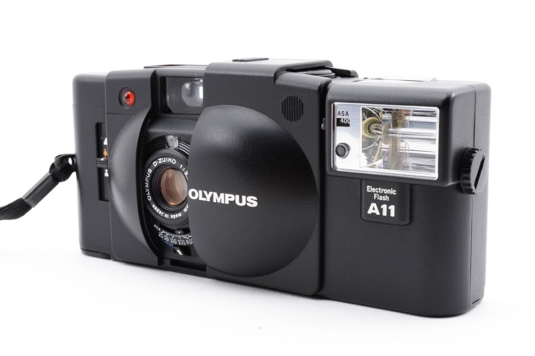 ★モルト交換済★ OLYNPUS XA2 ストロボ A11 カメラ フィルム
