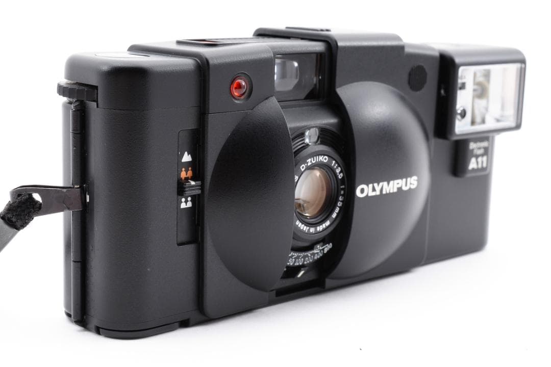★モルト交換済★ OLYNPUS XA2 ストロボ A11 カメラ フィルム
