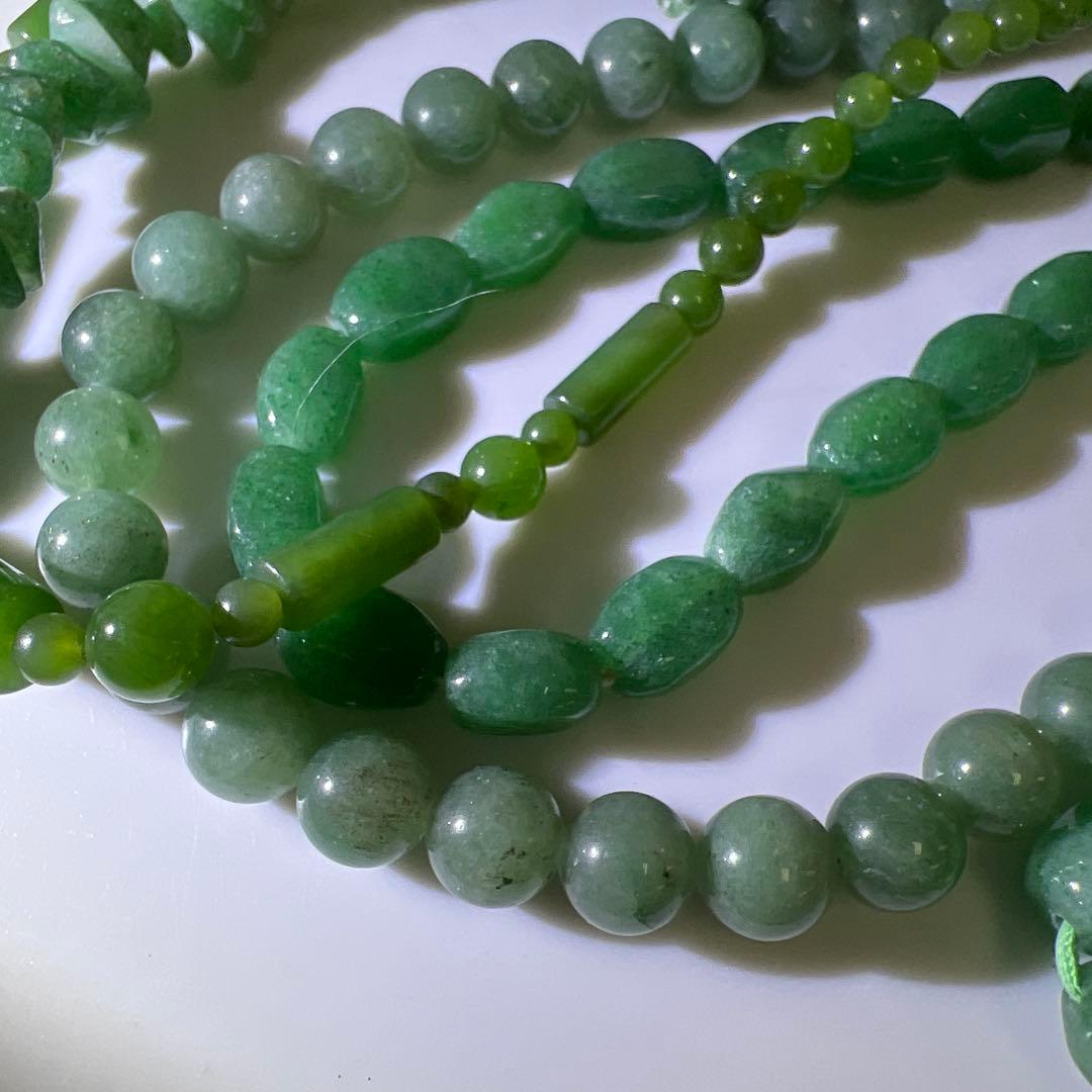 専用　翡翠ネックレス　アクセサリー色々　一部袋込525g 東Y8-0123ア㊱