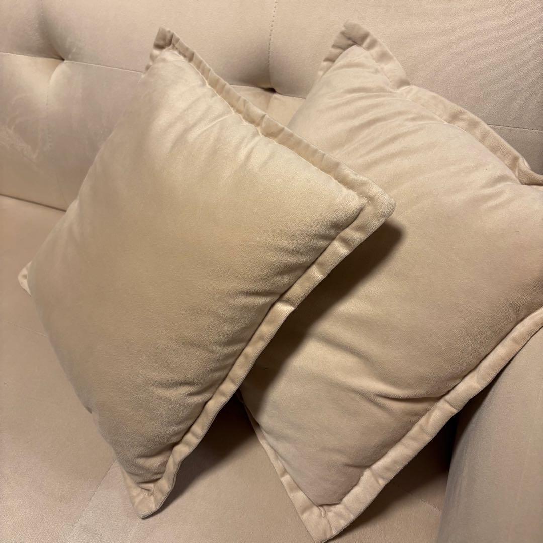 斉藤実⁂ベージュ ソファベッド 5段階リクライニング