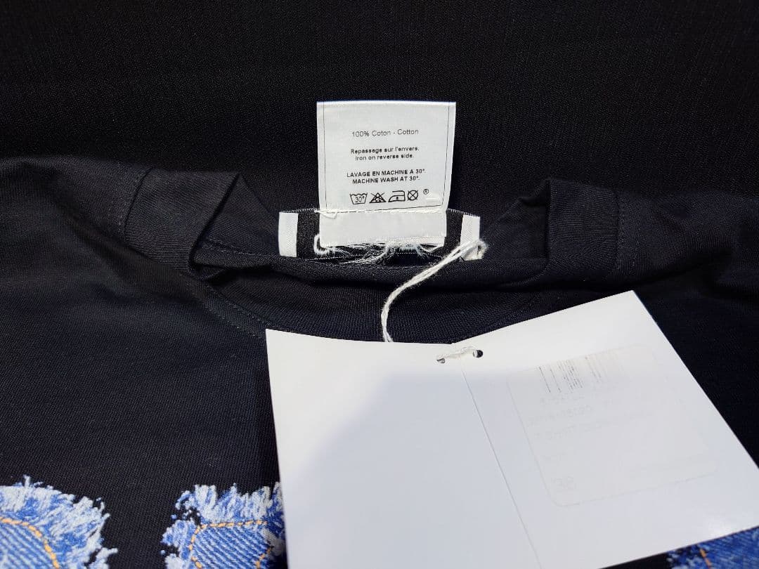 新品未使用Christian Dior デニムロゴプリント半袖Tシャツ