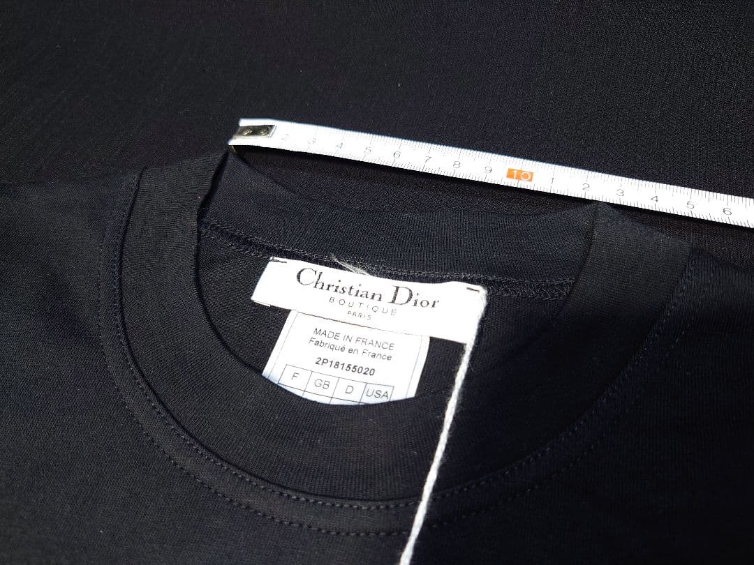 新品未使用Christian Dior デニムロゴプリント半袖Tシャツ