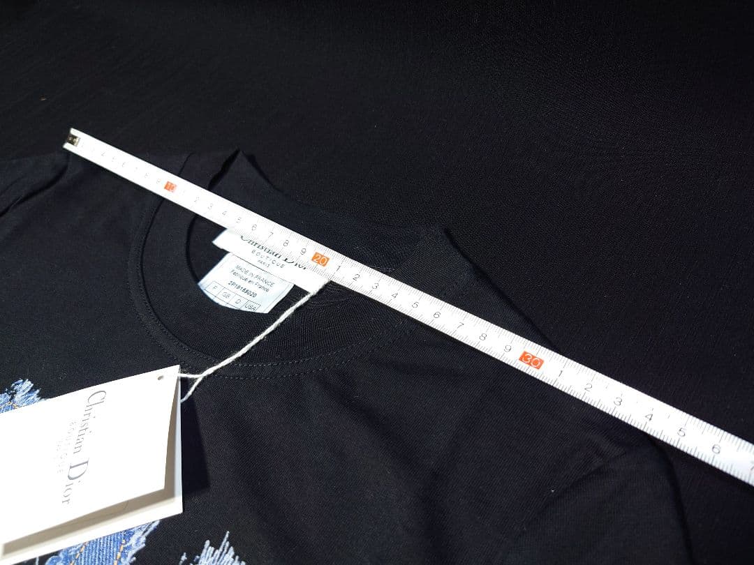 新品未使用Christian Dior デニムロゴプリント半袖Tシャツ