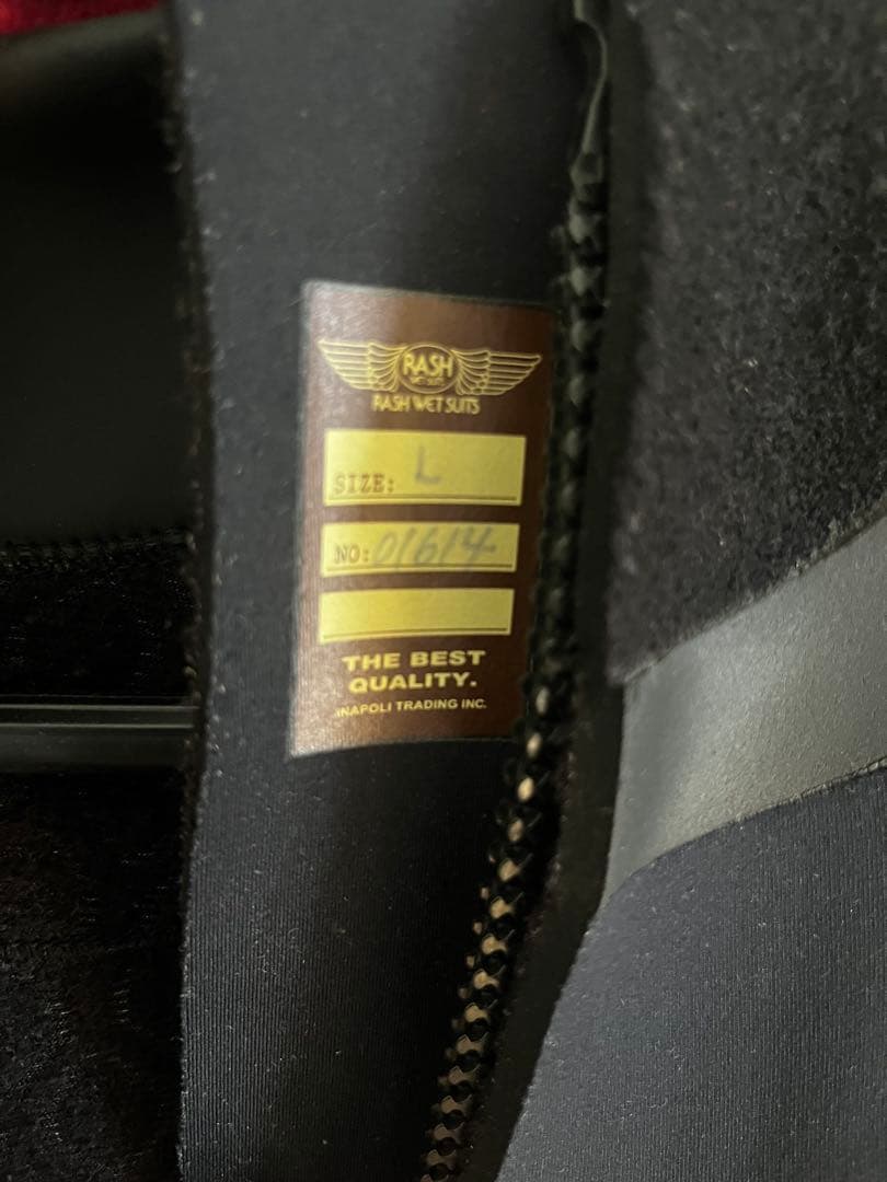 RASH セミドライスーツ ブラック