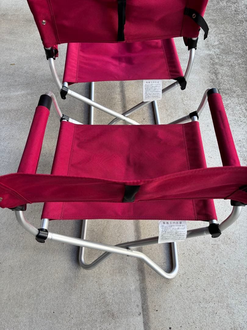 スノーピーク FDフォールディングチェアワイド 2脚セット（シート高310mm）