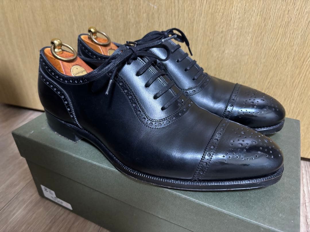 【美品】RAYMER Flora US8セミブローグ　ハンドソーン　アノネイ