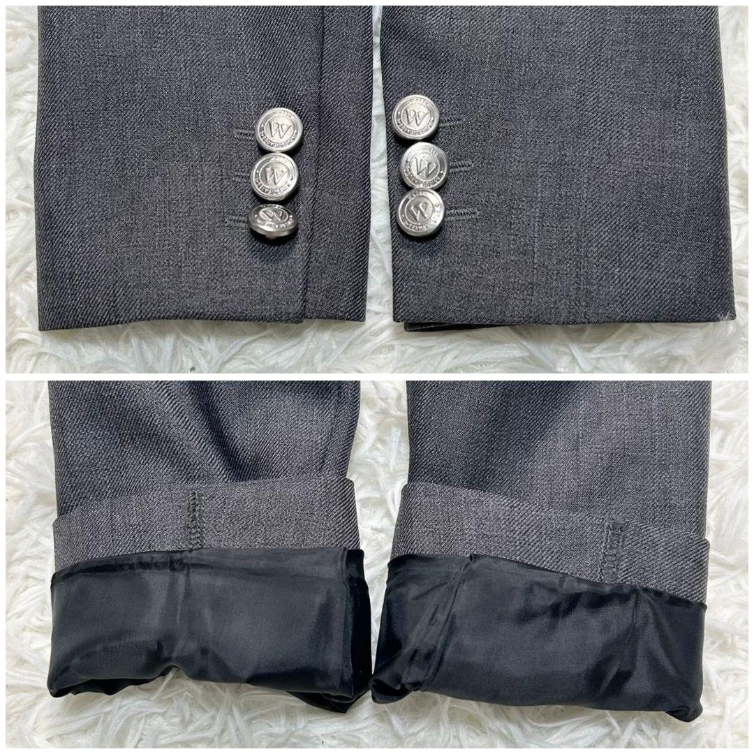 【美品】ワルツバイビームス フォーマル スーツ キッズ 110 グレー チェック