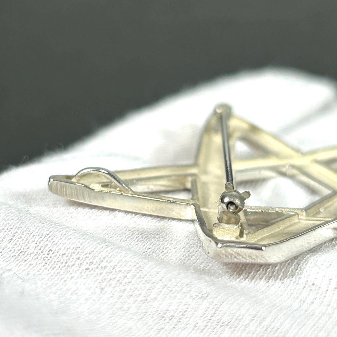 ティファニー ブローチ スターモチーフ 星 シルバー925 ヴィンテージ バッジ