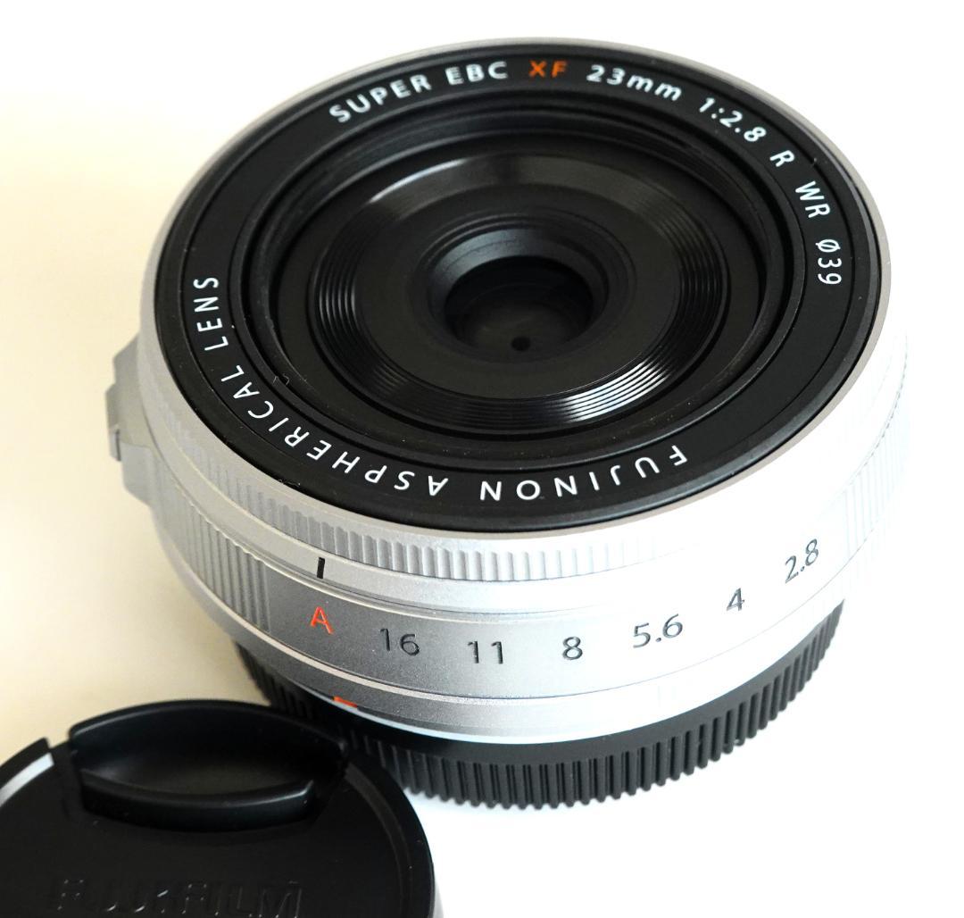 新品同様　FUJINON XF23ｍｍ F2.8 R WR　シルバー
