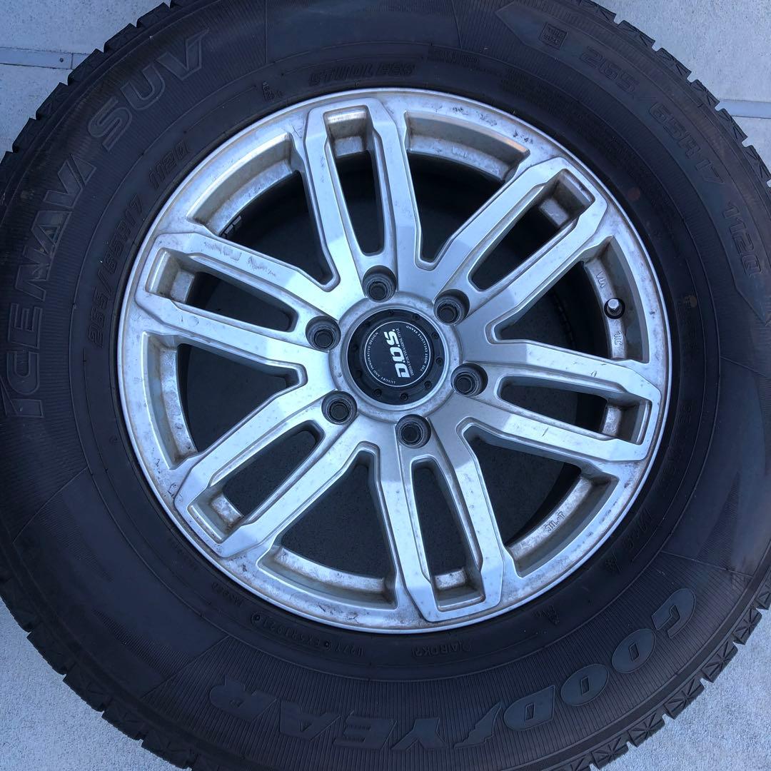 150プラド FJクルーザー ハイラックス 265/65r17 スタッドレス4本