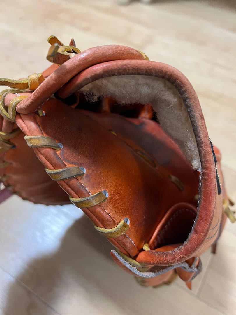 スラッガー 硬式用ファーストミット オレンジ