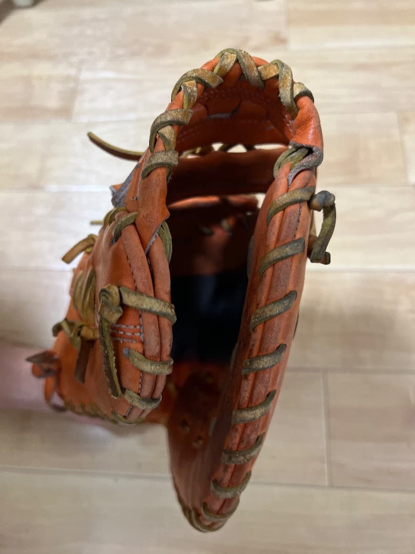 スラッガー 硬式用ファーストミット オレンジ