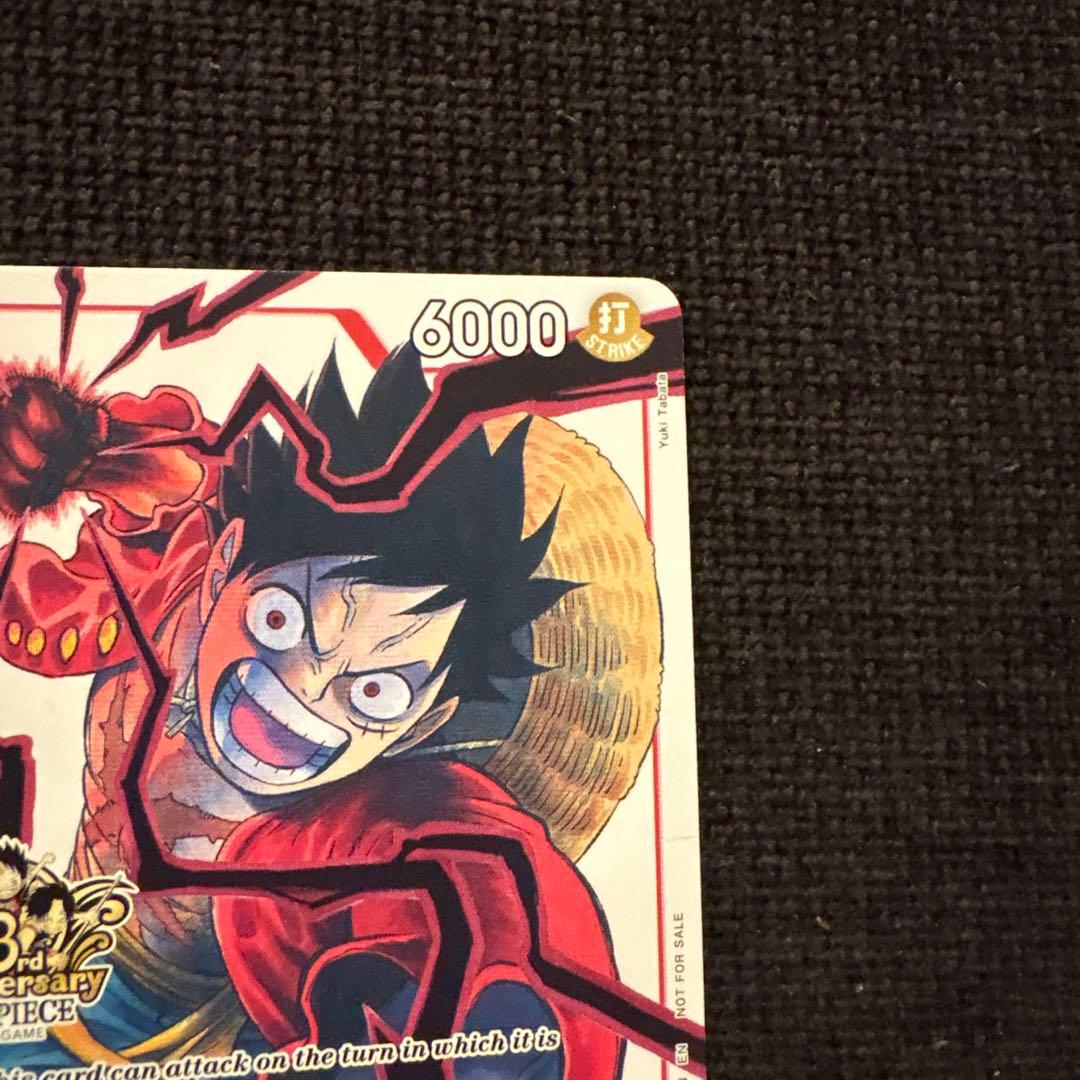 英語版ワンピースカード　3rd Anniversary モンキー・D・ルフィ