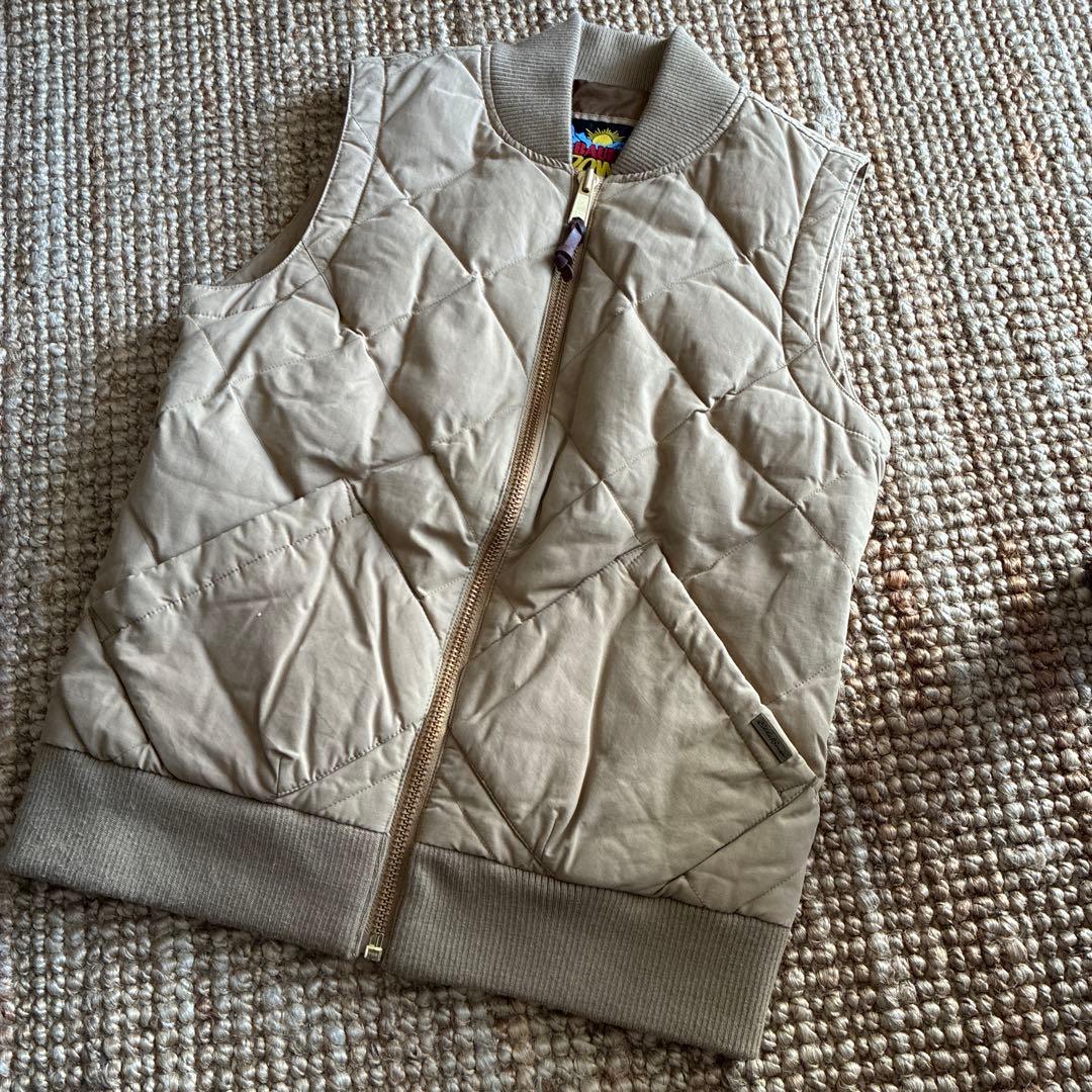 極美品 EDDIE BAUER スカイライナー 日の出　ダウンベスト XS