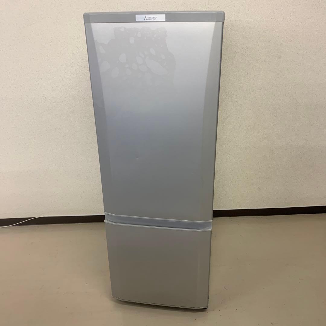 三菱　冷蔵庫168L 2ドア　MR-P17D-S 右開き2019年　日本製