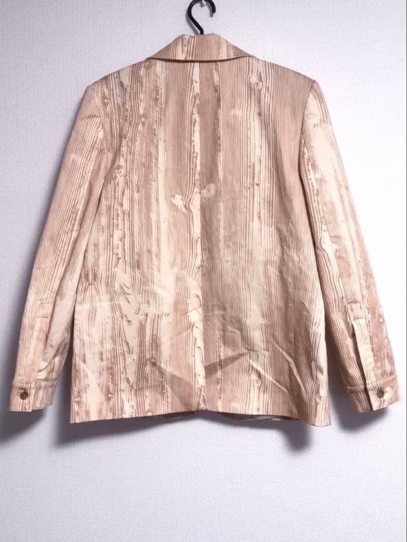 万博 expo ポルトガル 制服 TROT 木目調プリント ジャケット ad