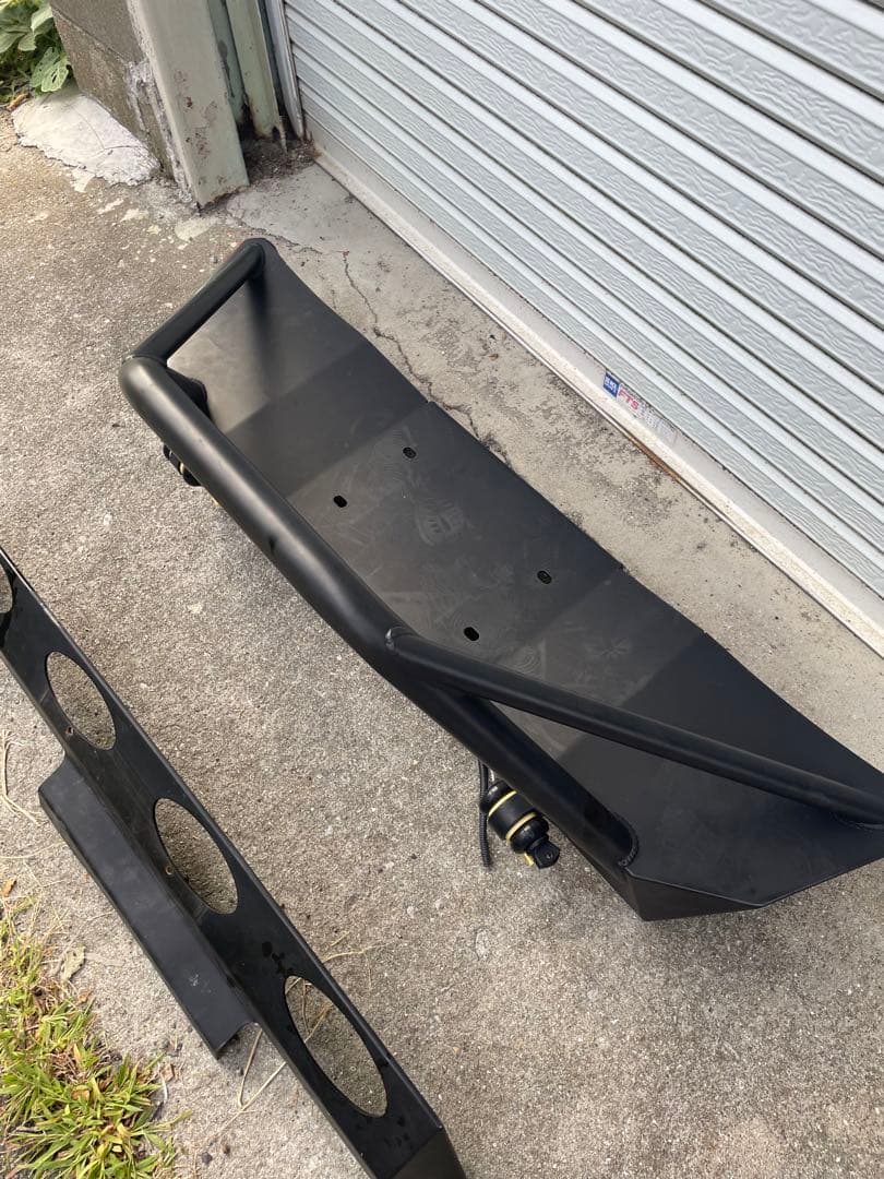 JLラングラー　スチールバンパー　猪狩り　ショートバンパー　スキッドプレート付き